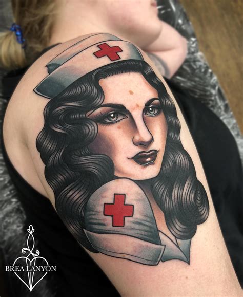 nurse pinup|nurse pin up tattoo.